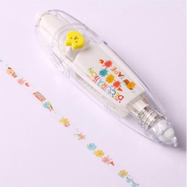 EGNMCR Diary NoteBook Notebooks for Work Decorative Tape Pen DIY Photo Album Correction Tape Decoration Tape Tape Pen