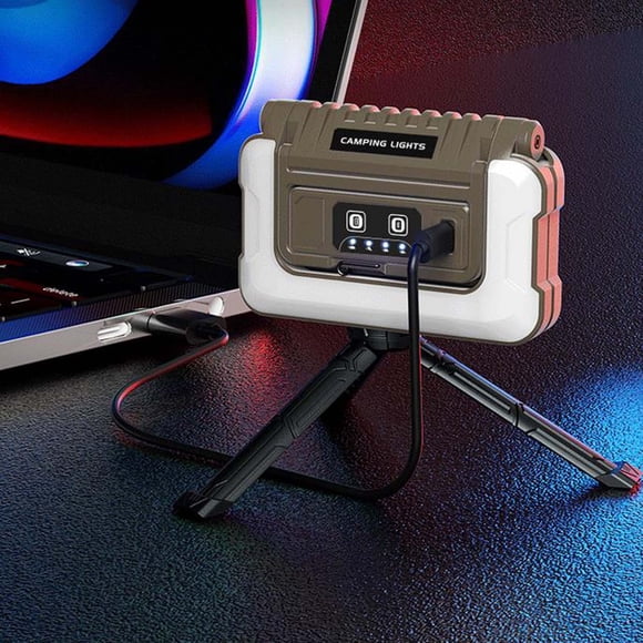 3-in-1 LED camping Lantern, USB Rechargeable, Foldable, Portable Work Light with Hook and Magnetic Base