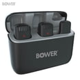 thumbnail image 2 of Bower Dual Wireless Microphone System with Noise Reduction, Charging Case & USB-C Receiver, 2 of 6