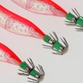 thumbnail image 4 of 5 Pieces Luminous Squid Jigs Hooks For Sleeve-fish Cuttlefish Red, 4 of 7