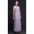 thumbnail image 4 of Bimba Floral Ladies Sleeveless Long Print Maxi Dress with Side Slits Summer Wear-XX-Large, 4 of 6