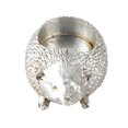 thumbnail image 1 of Decorative Candle Holder Resin Ornament Reusable Hedgehog Candlestick for Living Silver, 1 of 9