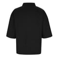 thumbnail image 4 of ylioge Short Sleeve T Shirts for Men Pullover Button Collared Golf Tees Tops Casual Solid Color Textured Loose Comfort Lapel Tshirts Shirt, 4 of 6