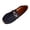 Black, variant on LOVZFMLL Women's Flat Loafers Fashion Chain Low Round Toe Shoes Casual Comfortable Slip On Shoes for Bussiness Work Walking Flats Brown 8.5