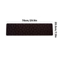 thumbnail image 3 of Tapis Antidérapant pour Marches D'Escalier - Tapis de Marches Auto-Adhésifs, pour Intérieur et Extérieur, en Polyester, Réutilisables, Café, JKODE, 3 of 8