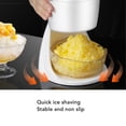 thumbnail image 3 of Ice Shaver, Manual Snow Cone Machine Ice Crusher Machine 420 Stainless Steel Slushie Maker with Bowl for Home Outdoor Commercial Use, 3 of 7