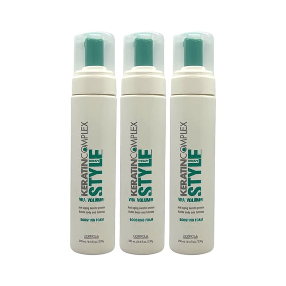Keratin Complex Vita Volume Boosting Foam 8.5 Oz (Pack of 3)