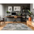 thumbnail image 2 of Ladole Rugs Tapis Rustique Beige Brun Sarcelle Vert Motif Abstrait Intérieur Extérieur Tapis, 2 of 5