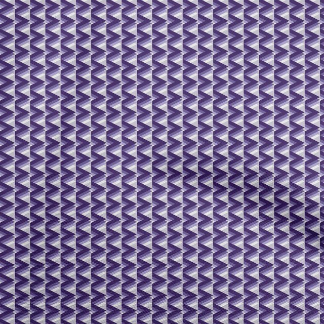 oneOone Velvet Purple Fabric Geometric Sewing Craft Projects Fabric Prints By Yard 58 Inch Wide