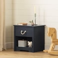 thumbnail image 1 of South Shore Navali 1-Drawer Nightstand - End Table with Storage for Child, in Blueberry, 1 of 10