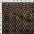 thumbnail image 4 of oneOone Cotton Poplin Chocolate Brown Fabric Geometric Craft Projects Decor Fabric Printed By The Yard 56 Inch Wide, 4 of 4