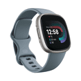 thumbnail image 1 of Open Box - Fitbit Versa 4 Fitness Smartwatch GPS Heart Rate Sleep Tracker - Waterfall Blue/Platinum, 1 of 4