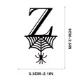 thumbnail image 1 of Spider Halloween Decoration Hang Tag Set with 26 Iron Letters 5.3 cm x 9 cm, Black Rope Included, 1 of 4