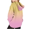 thumbnail image 2 of MIASHUI Girls Sweatshirt Tops Gradient Long Sleeve Oversized Hoodies Pullover,Light Pink,7-8 Years, 2 of 7