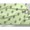 thumbnail image 2 of Soimoi Georgette Viscose Fabric Paisley Block Print Sewing Fabric Yard 42 Inch Wide, 2 of 3