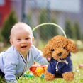 thumbnail image 4 of XZNGL Puppy Plush Toy Doll Teddy Dog Rag Doll Cute Cute Trumpet Simulation Animal Doll, 4 of 9