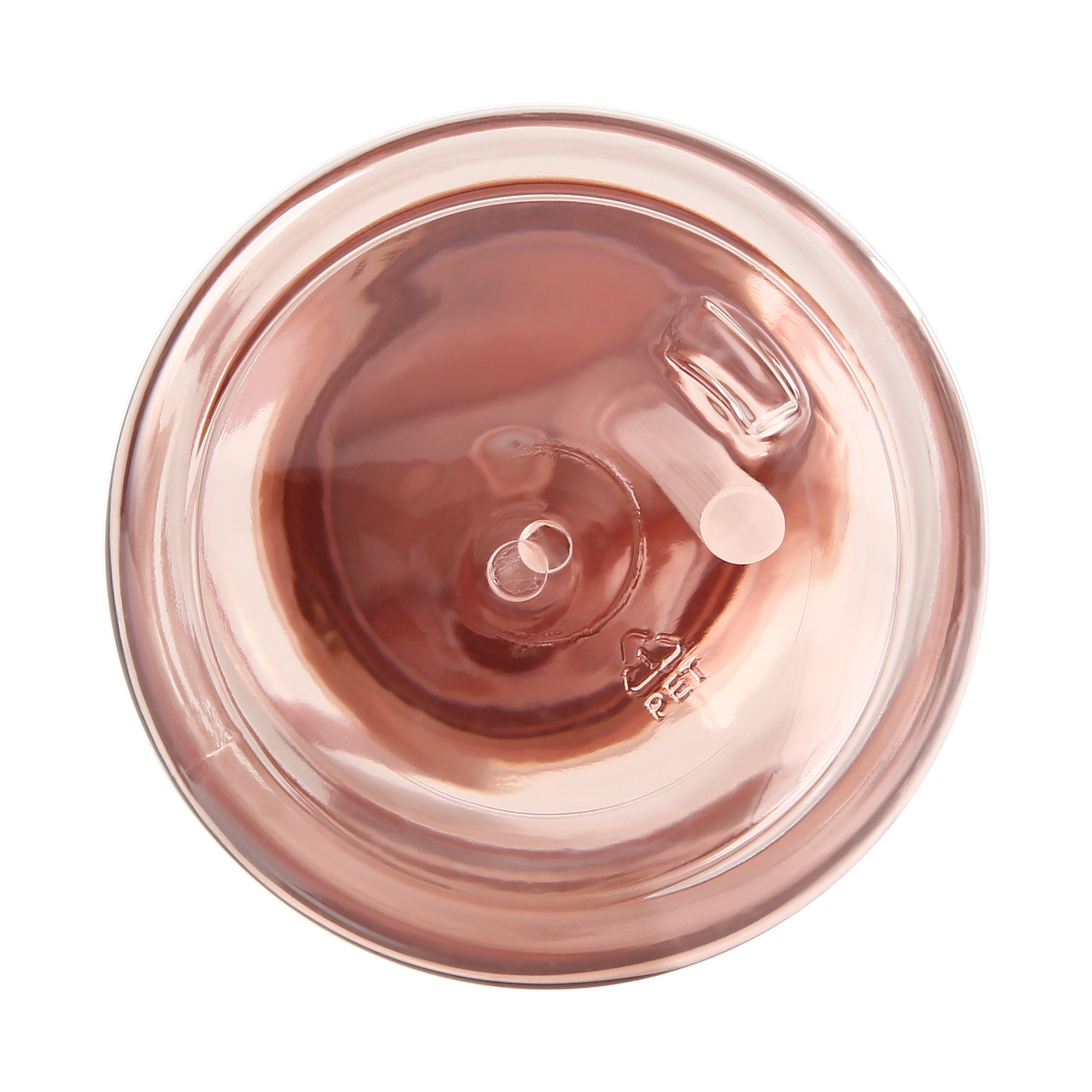 Gourde de sport Mainstays en plastique rose (34 oz / env. 1 L) à large ouverture et bouchon à paille rabattable