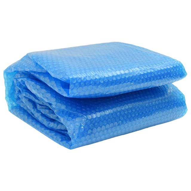 vidaXL Film Solaire Flottant Rond en PE pour Piscine 250 cm Bleu