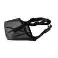 thumbnail image 2 of TISHITA Muzzle for Dog Adjustable Breathable Anti Bite Portable Cage Muzzles Comfortable Black Small, 2 of 7