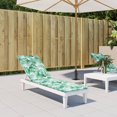 thumbnail image 1 of vidaXL Deck Chair Cushion Leaf Pattern Oxford Fabric, 1 of 5