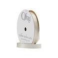 thumbnail image 1 of Offray Ribbon, Single Face Satin Ribbon, Antique White, 3/8" x 18 feet, Polyester Ribbon, 1 Each, 1 of 2