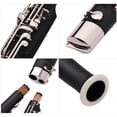 thumbnail image 3 of Bassoon Professional C Key Bassoon Woodwind Instrument Synthetic Wood Body Cupronickel Silver-plated & Nickel-Plated Keys with Reed Gloves Cleaning Cloth Carrying Case, 3 of 7