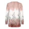 thumbnail image 4 of Chandails à Capuchon Mode pour Femmes 2023 Hauts Automne Manches Longues Chandail Ample Chemise Chic Décontractée Chandails à Col Rond pour Dames Rabais de 50 % Liquidation Costumes d'Halloween/Noël, 4 of 5