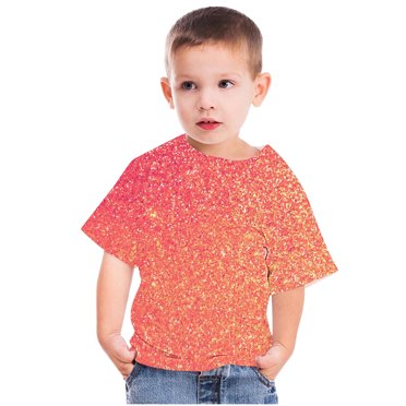 Meichang T-Shirts Garçons Filles T-Shirts Tendance à Paillettes T-Shirts Graphiques Manches Courtes Col Rond Hauts 3-14 Ans T-Shirts de Fête pour Enfants Coupe Ample Hauts Décontractés d'Été T-Shirts Fête des Mères