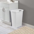 thumbnail image 2 of Sterilite 49 L TouchTop™ Wastebasket, White, 2 of 9