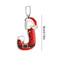 thumbnail image 3 of LSLJS Christmas Decorations 26 Letter Ornaments Red Christmas Tree Ornaments Letter Hanging Pendant Ornaments Alphabet Xmas Tree Decorations for Home Christmas Ornaments, 3 of 9