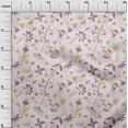 thumbnail image 3 of oneOone Rayon Brown Fabric Florals Sewing Material Print Fabric By The Yard 56 Inch Wide, 3 of 4