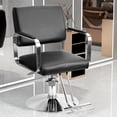 thumbnail image 1 of Hydraulic Barber Chair | Adjustable Height & Swivel Base | Salon Styling Equipment, 1 of 8