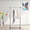 thumbnail image 3 of FLAMEEN Laundry Rack,Household Balcony Adjustable Clothes Hanger Laundry Rack Garment Drying Rack Stand,Clothes Rack Stand, 3 of 8