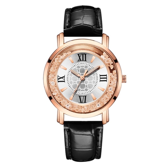 Dvkptbk Quartz Watch Sleek Fashion with Strap Dial Women's Quartz Watch Gift Watch Watches