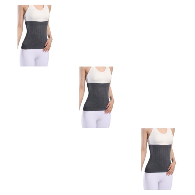 Decodeary Stay Supported And Comfortable Elastic Waist Back Support Skin Friendly And Soft thickened grey M 3Set