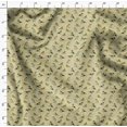 thumbnail image 4 of Soimoi Poly Georgette Fabric Flycathcer Bird Print Fabric by the Yard 42 Inch Wide, 4 of 5