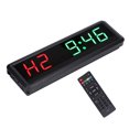thumbnail image 4 of Gym Timer Clock, DC 5V 1.8 Inch Large Digital Workout Clock with Remote Control, USB Rechargeable Smart LED Countdown Colck Interval Timer with Buzzer for Home Gym Garage, 4 of 7
