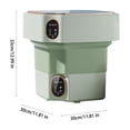thumbnail image 3 of EGNMCR Portable Washing Machine Machine Wash Small Washing Machine Portable Home Folding Underwear Underwear Washing And Stripping Integrated Lazy Folding washing machine, 3 of 5