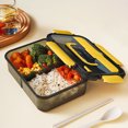 thumbnail image 3 of Dvkptbk Larg Lunchbox Compartment Lunch Box Large Capacity Plastic Microwave Oven Lunch Box with Cutlery Work Students Portable Lunch Box Set Kitchen Essentials, 3 of 6
