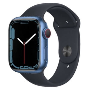 Rénovés Apple montre Series 7 Aluminium 45 mm (GPS Uniquement, sans cellule) Bleu (grade A)