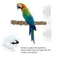 thumbnail image 3 of SHISUYAN Bird Cage Stand Perch Bird Natural Wood Perch Parrot Grinding Standing Stick, 3 of 8