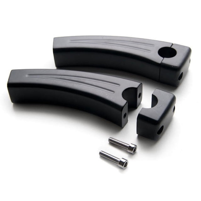 Krator 5.5" Black Bike Handlebar Pullback Risers 7/8" Compatible with Suzuki V-Strom Vstrom 650
