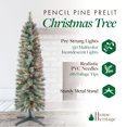 thumbnail image 3 of Home Heritage Stanley 5' Pine Artificial Christmas Tree, PreLit 150 Color Lights, 3 of 9
