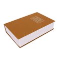thumbnail image 3 of Small Book Safe, Durable Sturdy Book Safe Combination Lock  For Traveling Brown, 3 of 8