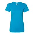 thumbnail image 1 of Women’s Fine Jersey Tee, 2XL, Teal, 1 of 3