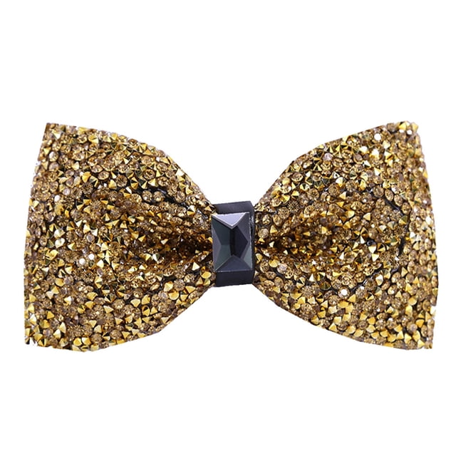 pitrice Rhinestone Bows Crystal Ties Ornamental Necktie Fashionable Butterfly Knot Festive Adjustable Pre-tied Feast Clothing Accessory 13