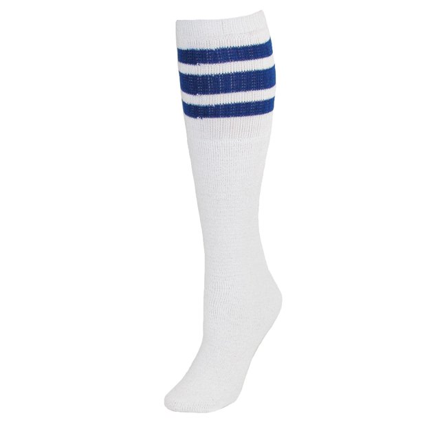 CTM® Chaussettes Tube Côtelées à Rayures (Lot de 4 Paires)