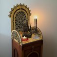 thumbnail image 2 of Wooden Pooja Temple for Home and Office Engineered Wooden Wall mounted Temple Assemble Required., 2 of 7