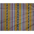 thumbnail image 4 of oneOone Tissu Polyester Lycra Rayé Ikat Imprimé 1 Yard 56 Pouces de Large, 4 of 4