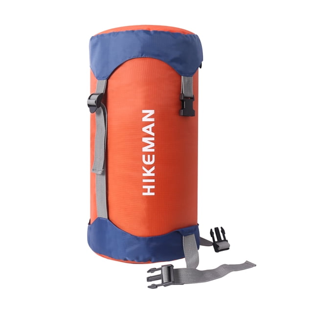 Sac de Rangement Extérieur Imperméable en Tissu, Sac de Couchage, Pochette en Polyester pour le Camping, la Randonnée, les Voyages et Autres Activités de Plein Air - Orange m